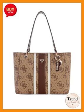 PU Leather Small Tote with Gold Hardware Removable Charm